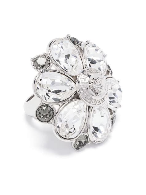 versace flower ring|Versace rings for women.